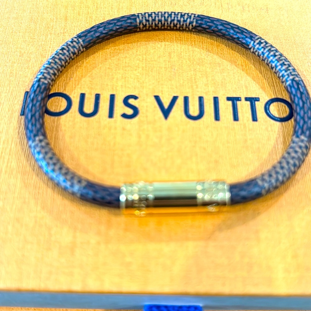 Louis Vuitton Damier Ebene Bracelet EUC🤎💛